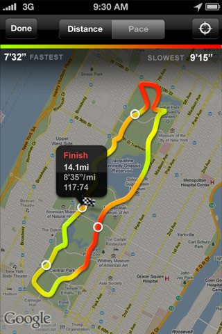 Nike run map deals