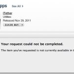iTether Pulled From App Store