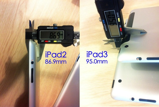 Photos Prove That IPAD 3 Will Be Thicker Than iPad 2
