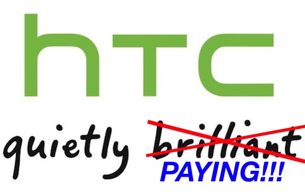 Whatever the license agreement forces HTC to pay Apple will come in addition to the fees the company is already paying Microsoft…