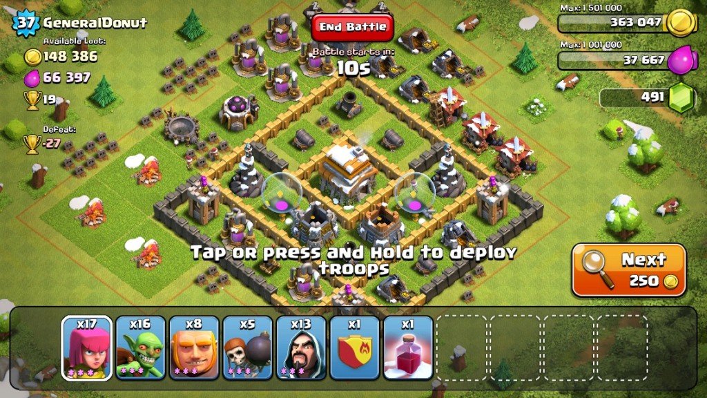 Clash of Clans Gold farming