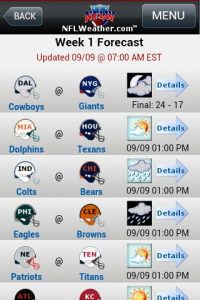 NFLWeather