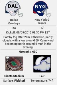 NFLWeather