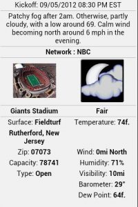 NFLWeather