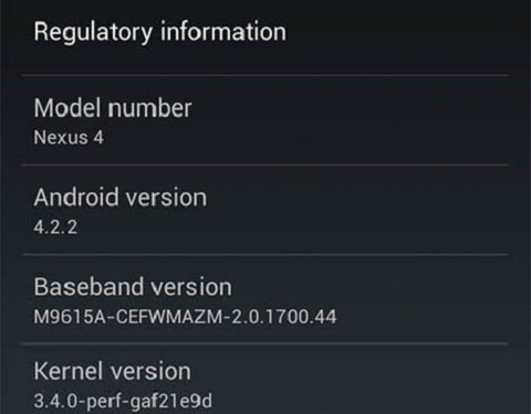 Android Jelly Bean 4.2.2