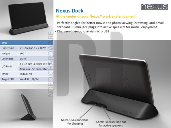 Asus Nexus 7 Dock