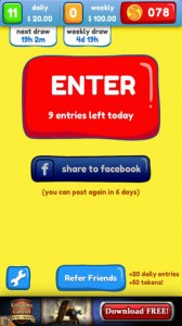 sweepstakes free iphone app