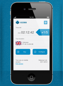 hideman iphone app