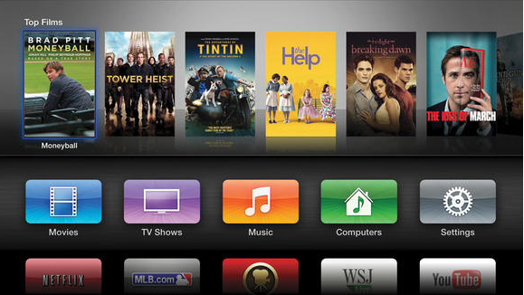 Apple's TV has been a small box, but the fruit company looks to make a 4K Ultra HDTV this Fall.