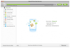 iSkysoft iPhone Data Recovery