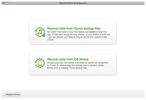 iSkysoft iPhone Data Recovery