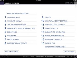 Will Crafter iPad App