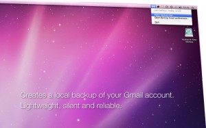 BackUp Gmail Mac App