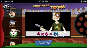 Times Tables Toons iPhone App
