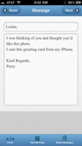 Card2You iPhone App