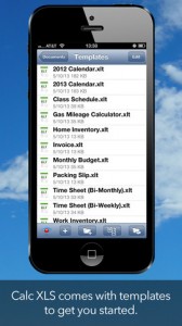 Calc XLS iPhone App