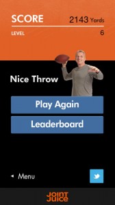 Throw With Joe iPhone Game