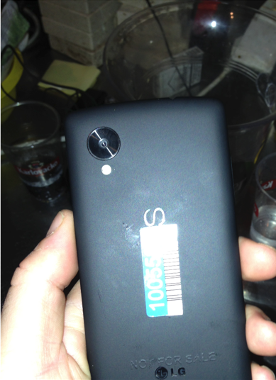 Nexus 5 back plate
