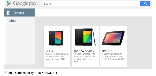 Nexus 5 Appears at Google Play Store, Quickly Removed