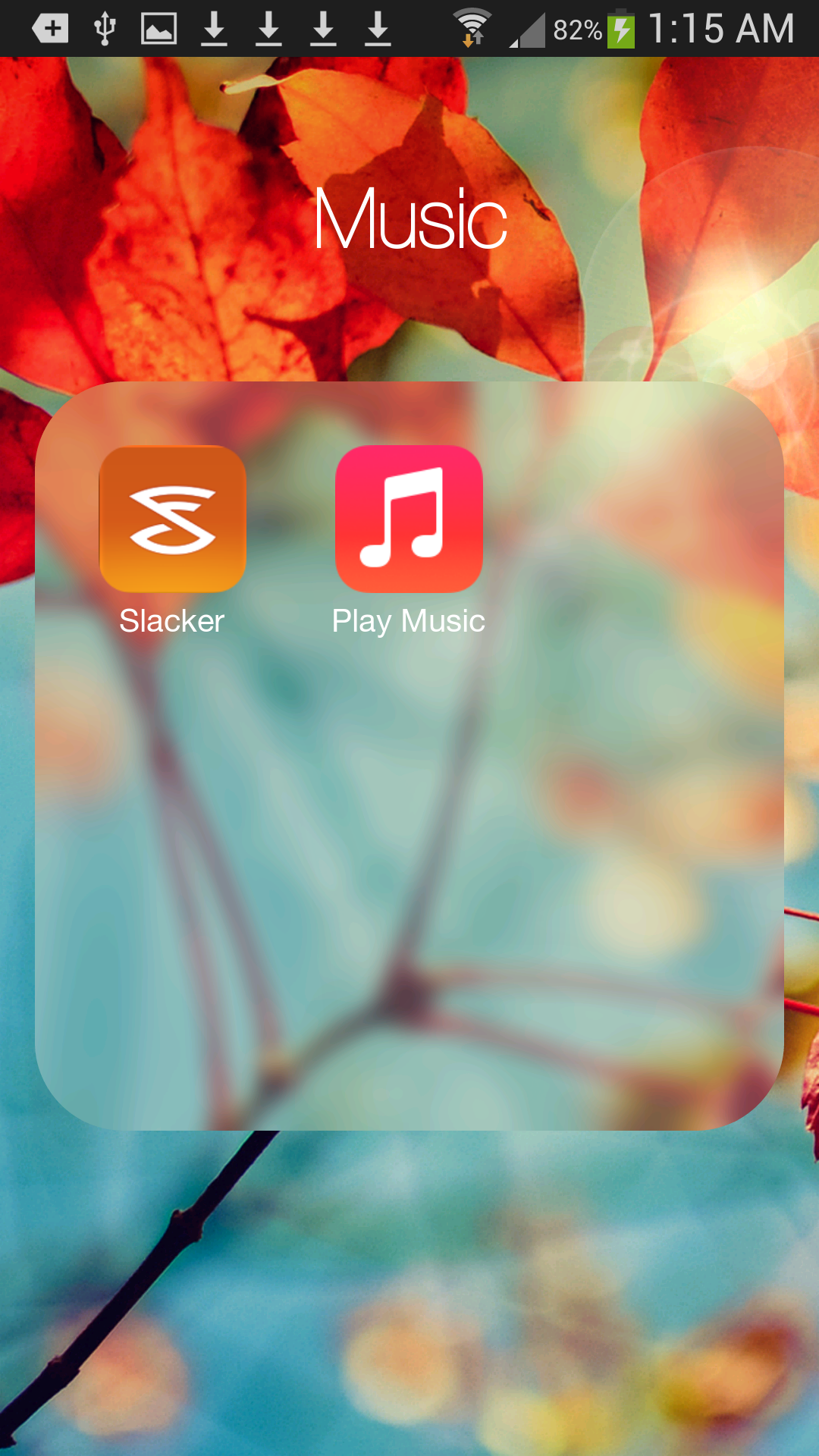 iLauncher iOS 7 Folder Zoom