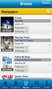 Follow My News iPhone App