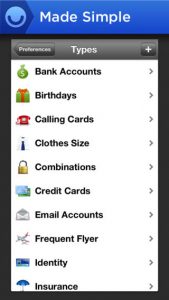 mSecure Password Manager iPhone App 