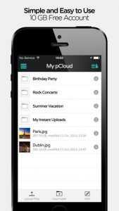 pCloud iPhone App