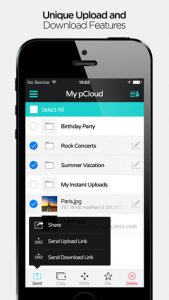 pCloud iPhone App