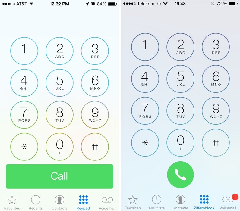 ios 7.1 beta 3 dialer