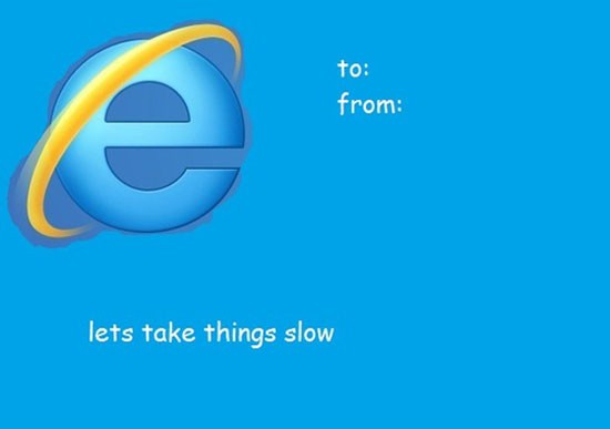 Internet Explorer V Day Meme