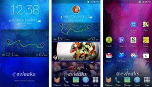 Samsung Galaxy S5 Interface