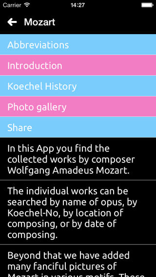 Mozart 626 iPhone app review