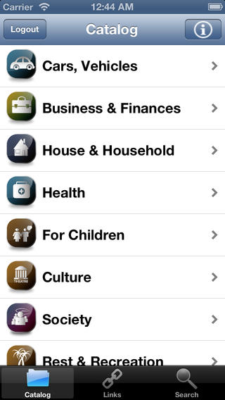 PickWEB iphone app