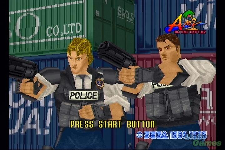 Light Gun Shooters; Virtua Cop Gameplay