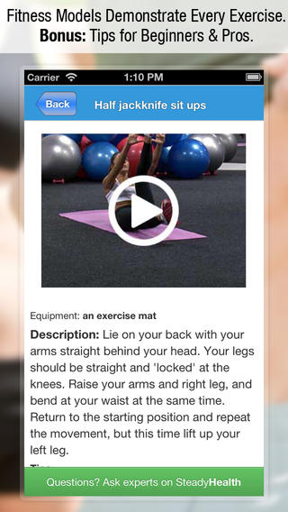 ab workout iphone app