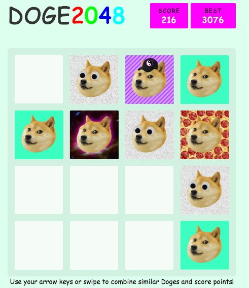 Doge2048. Such Time Steal. Very Addict. Wow.