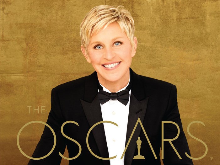2014 Academy Award host, Ellen Degeneres. (Credit: oscar.go.com)