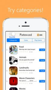 Pixtaword iPhone Game 