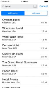 WikiPlaces iPhone App