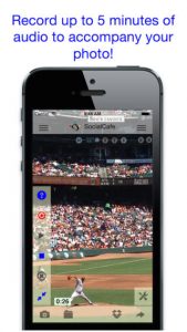 SocialCafe Audio Photo iPhone App