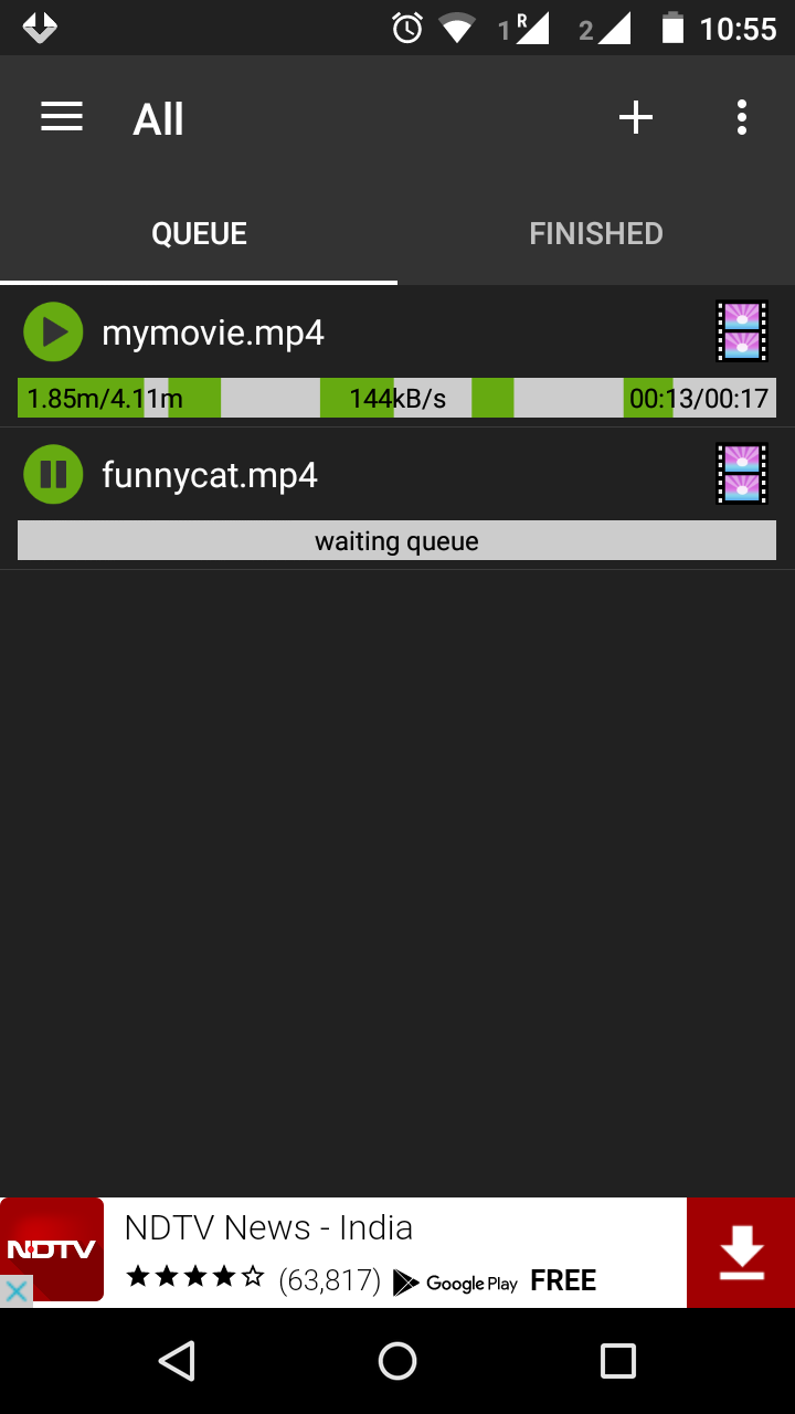 Downloading file in parts