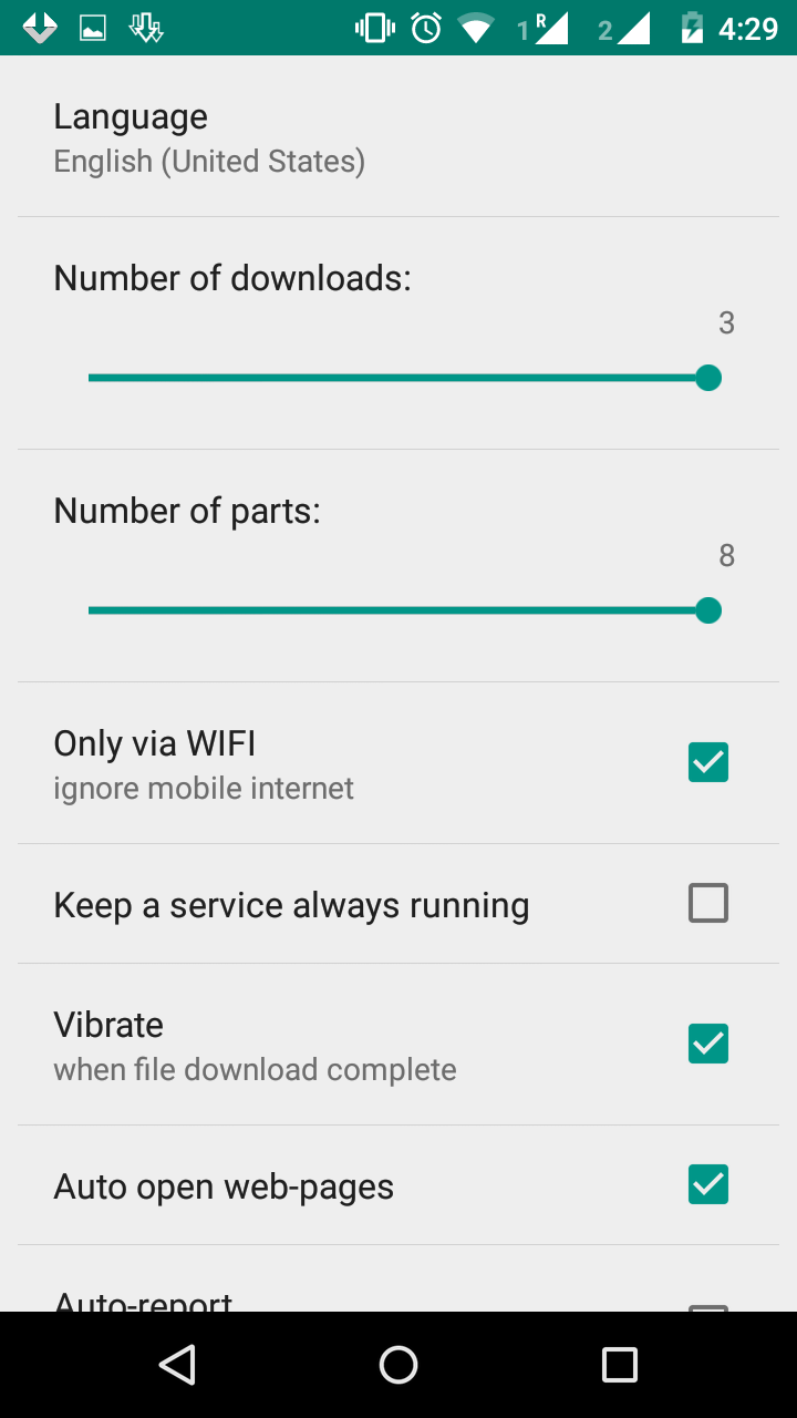 Download Accelerator Plus- Settings
