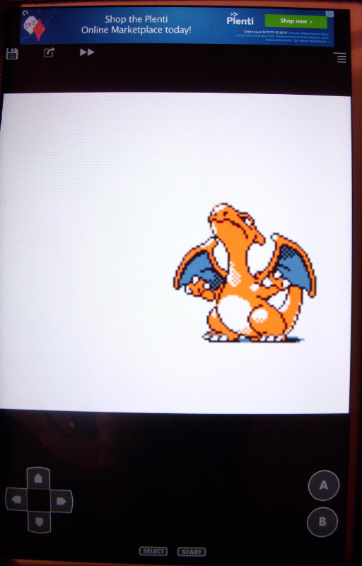 Pokemon on Android, courtesy of John GBC Lite – GBC Emulator