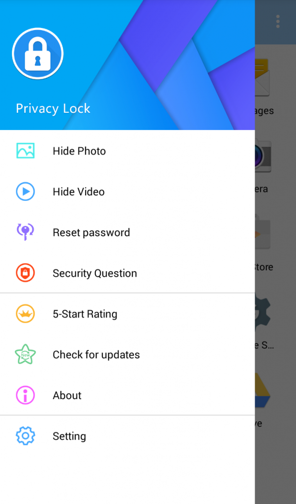 Privacy Lock - List of All Features