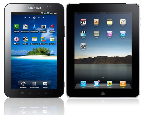 iPad vs Galaxy Tab