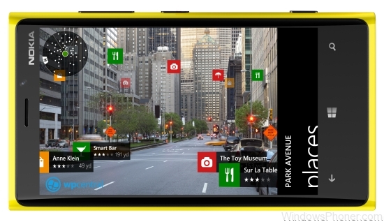 Nokia Lumia 920 maps