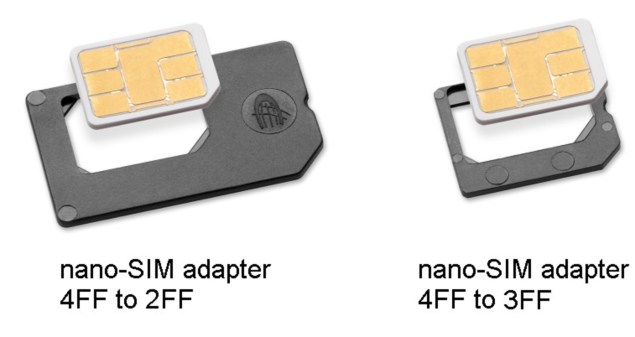 iPhone 5 nano sim adapters