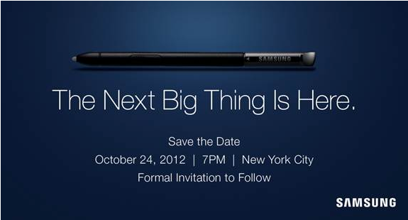 galaxy note 2 launch invite