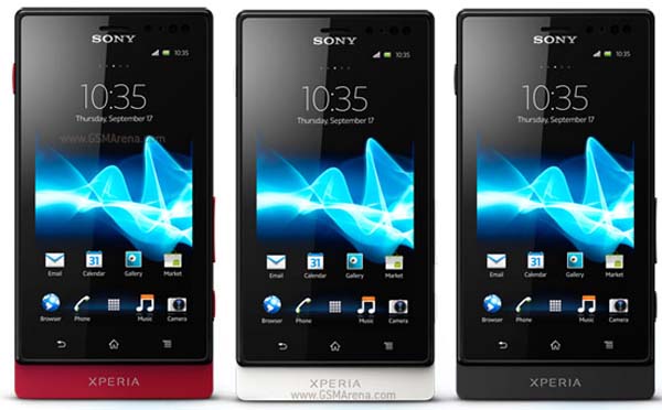 Sony Xperia Sola Android 4.0 ICS