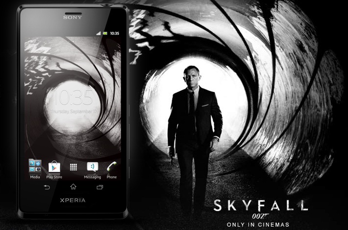 Sony Xperia T Skyfall James Bond